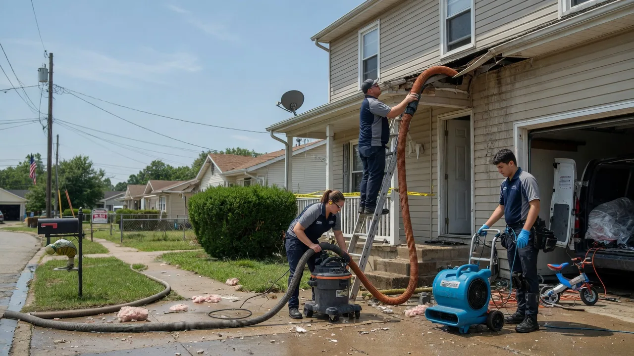Water Damage Restoration in Bluffs, IL near me